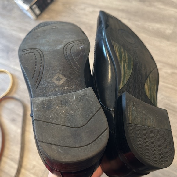 Steve Madden Men’s miller leather lining black dress shoes Size 10 - Picture 4 of 6